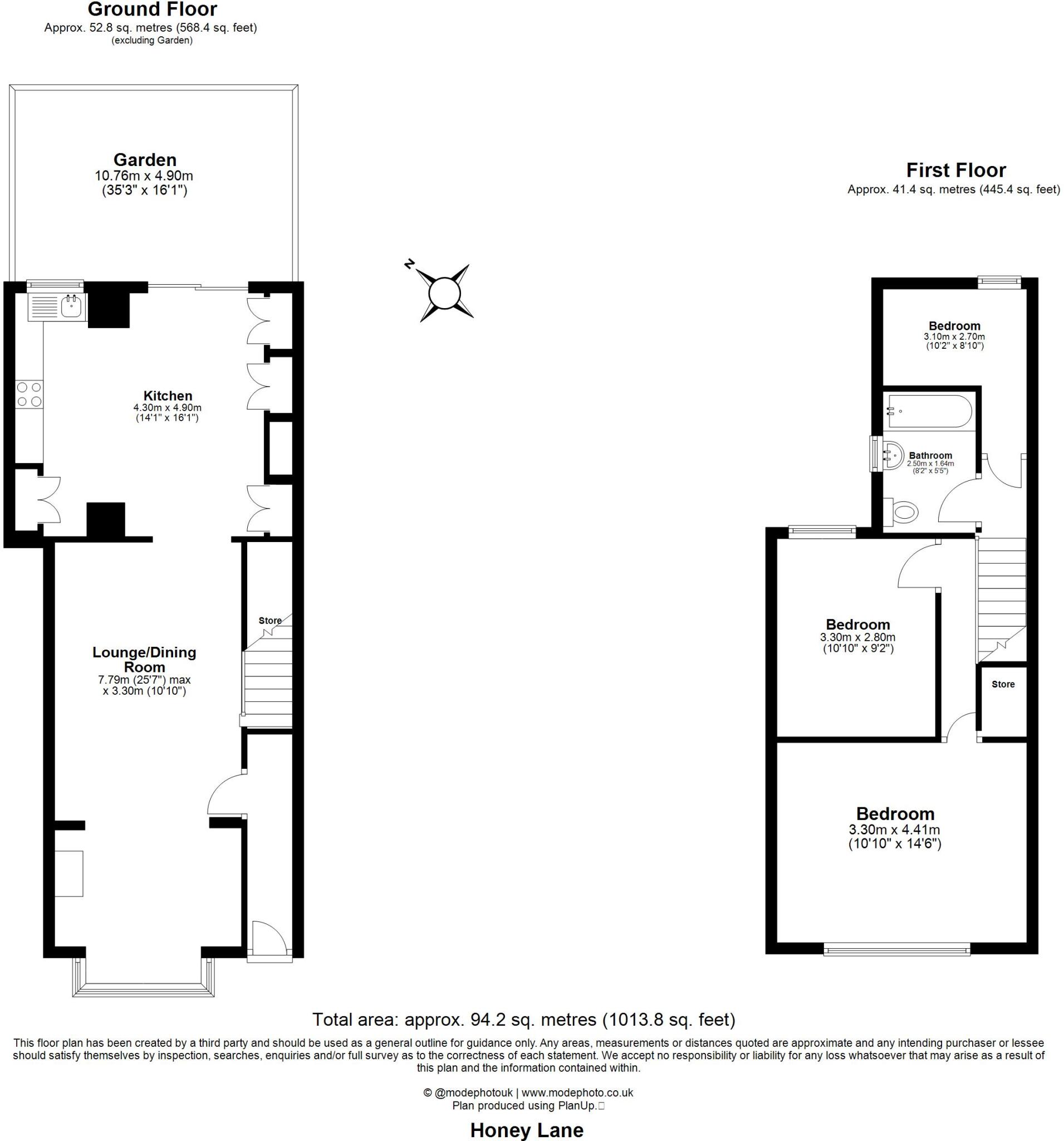 Honey Lane, Waltham Abbey floorplan