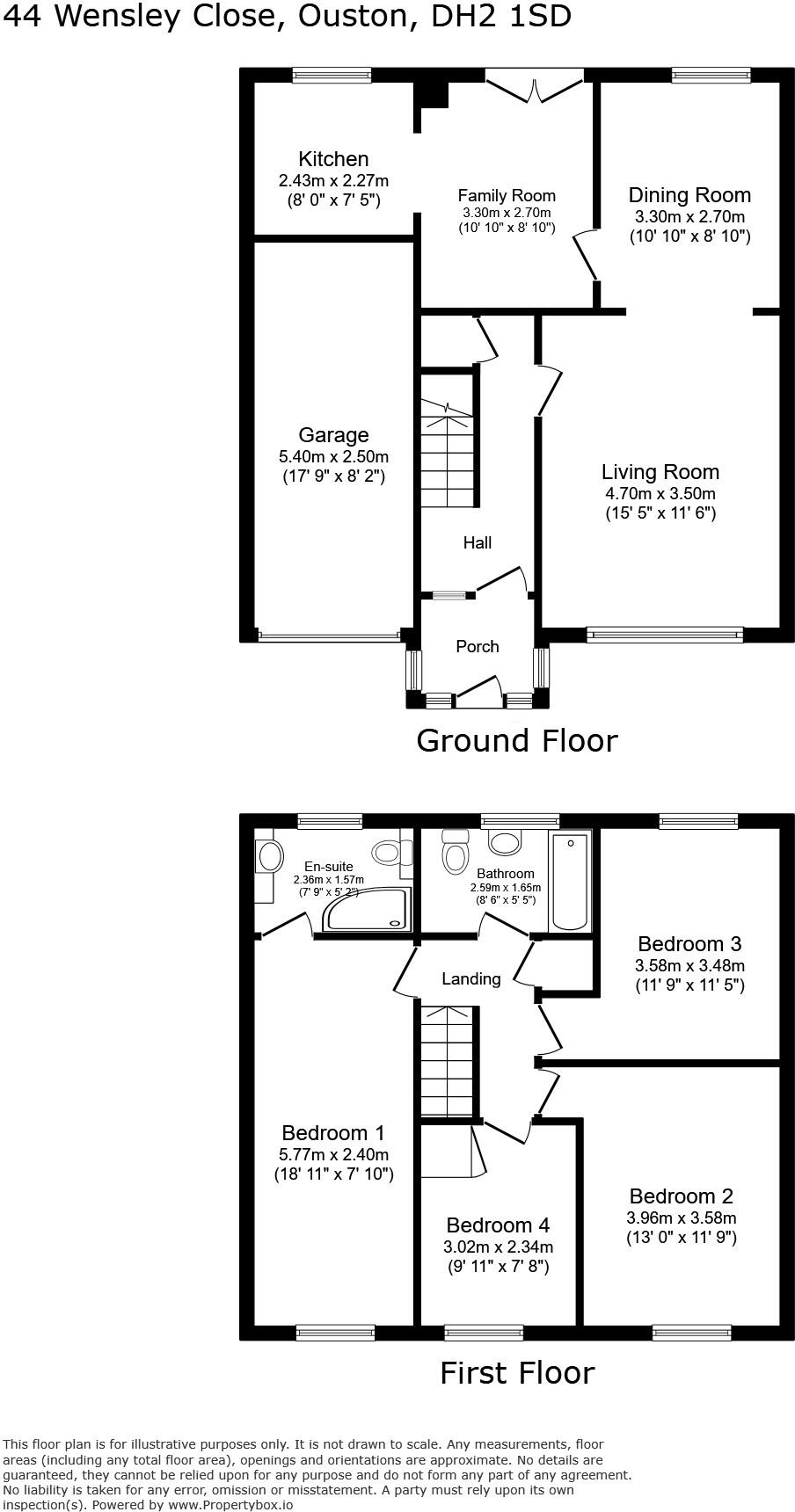 Wensley Close, Urpeth Grange, Ouston, DH2 floorplan