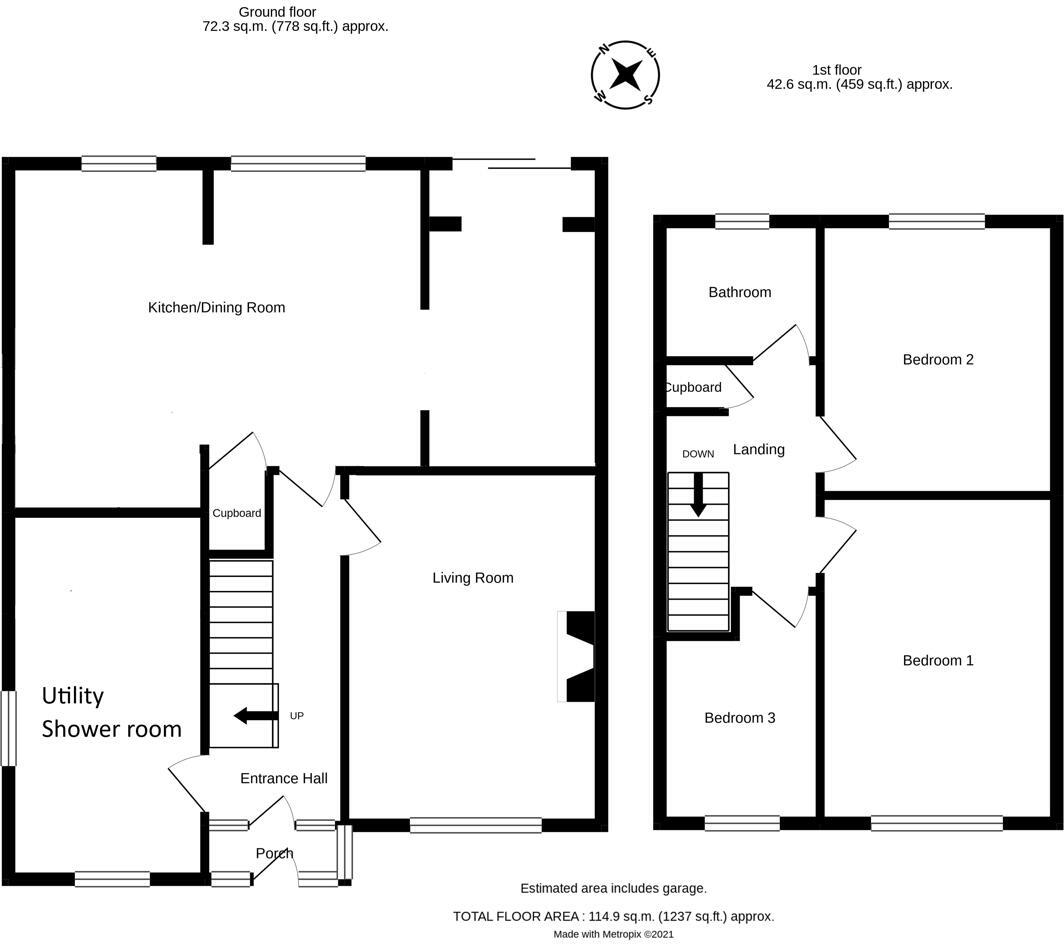 Ashford Road, Wellington floorplan