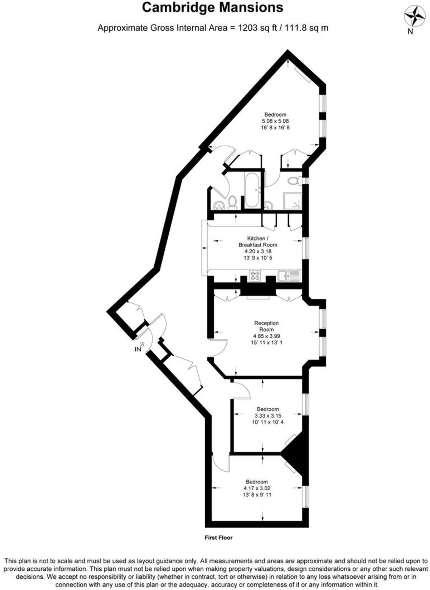 Cambridge Road, Cambridge Mansions Cambridge Road, SW11 floorplan