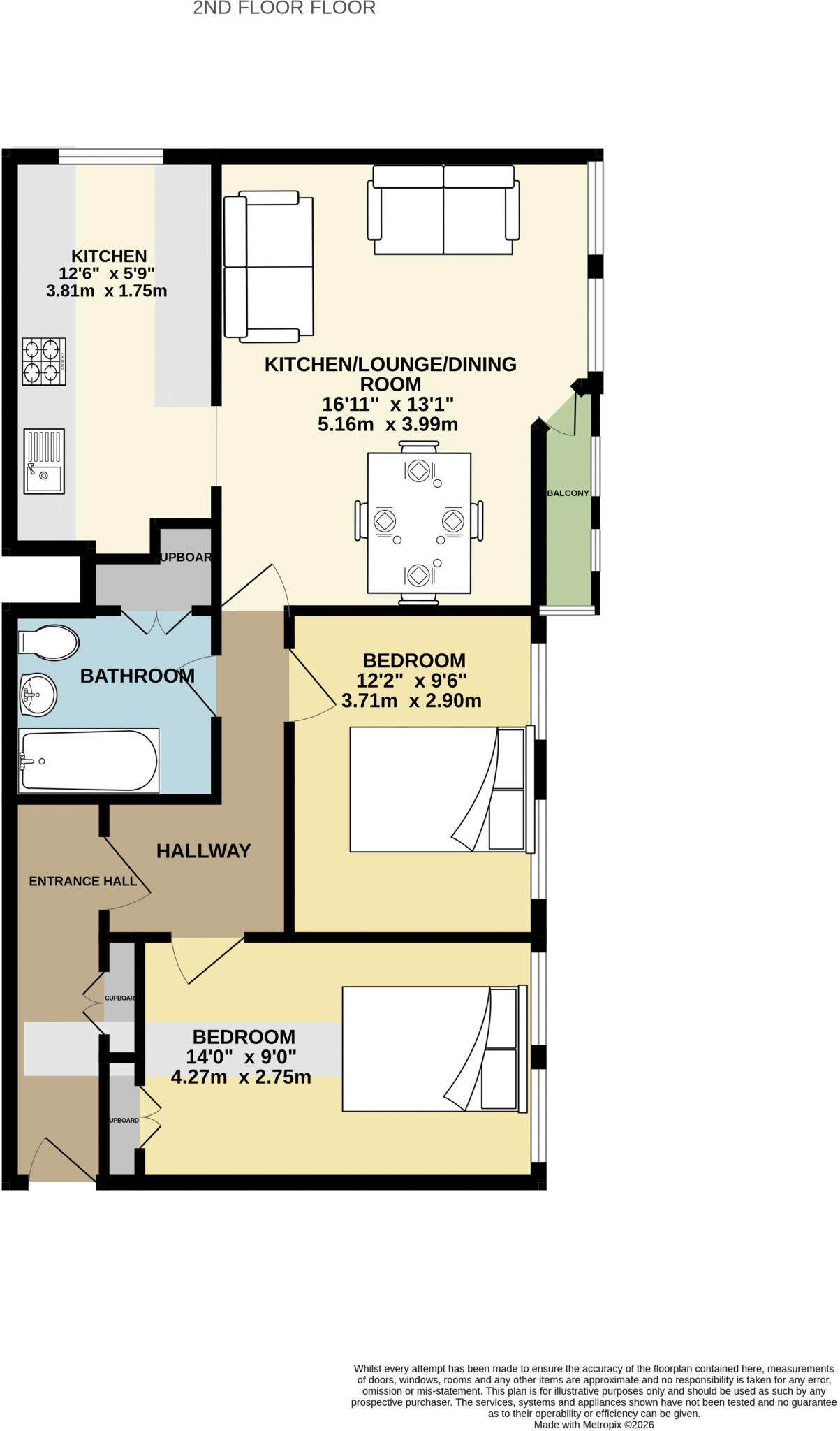 Jones Close, Southend-on-Sea, Essex, SS2 floorplan