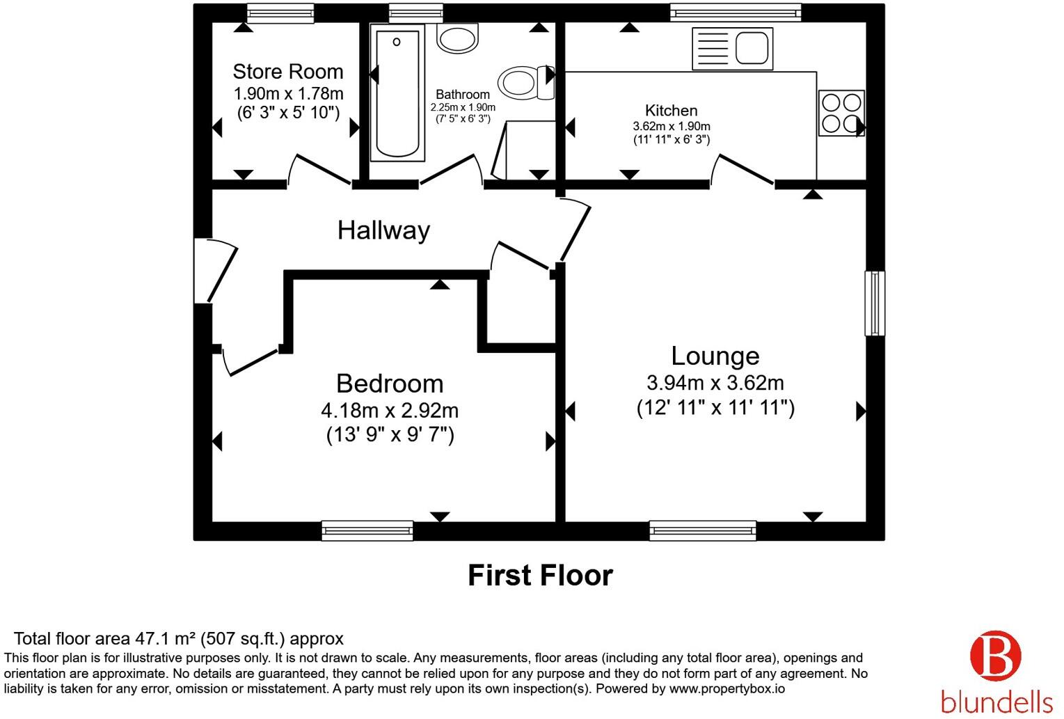 Water Slacks Road, Sheffield, South Yorkshire, S13 floorplan