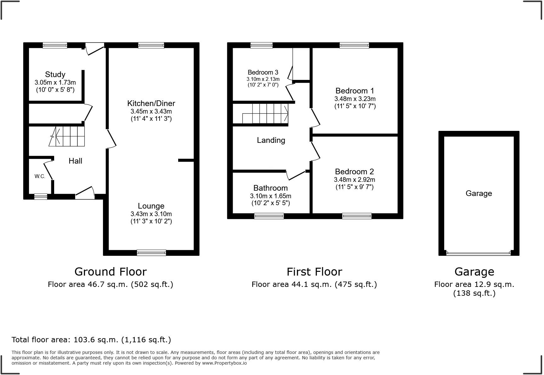 Grace Way, Stevenage, SG1 floorplan