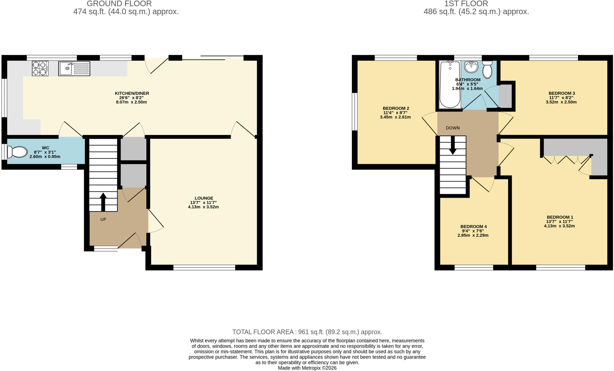 Copse Close, Immingham, Grimsby, N.E.Lincolnshire, DN40 floorplan