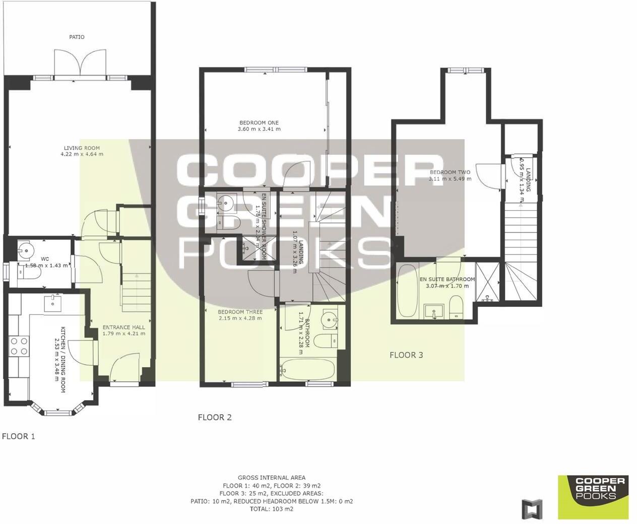 Park Avenue, Oswestry floorplan