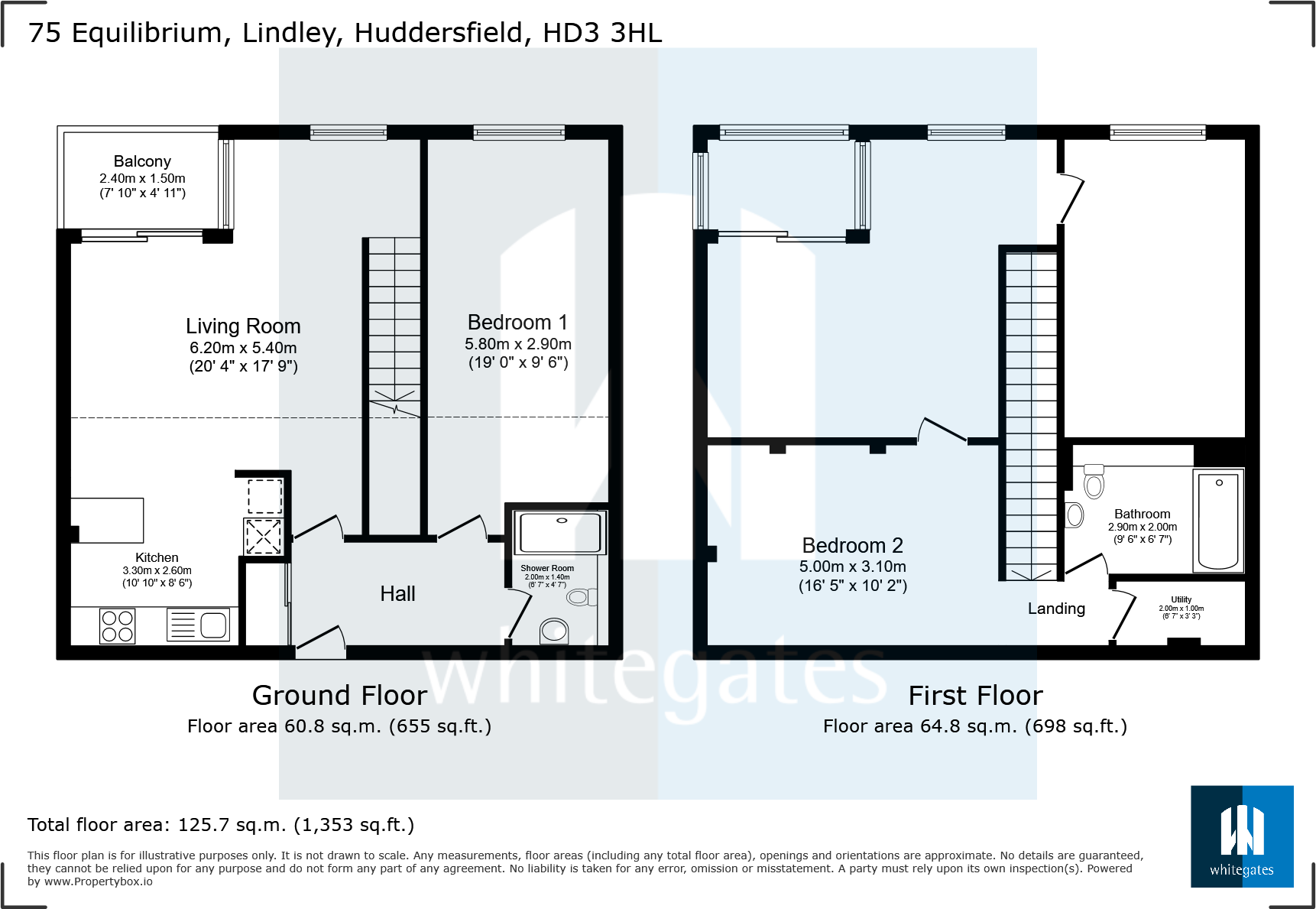 Equilibrium, Lindley, Huddersfield, HD3 floorplan