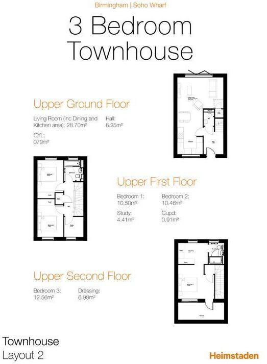 Soho Wharf, Birmingham floorplan