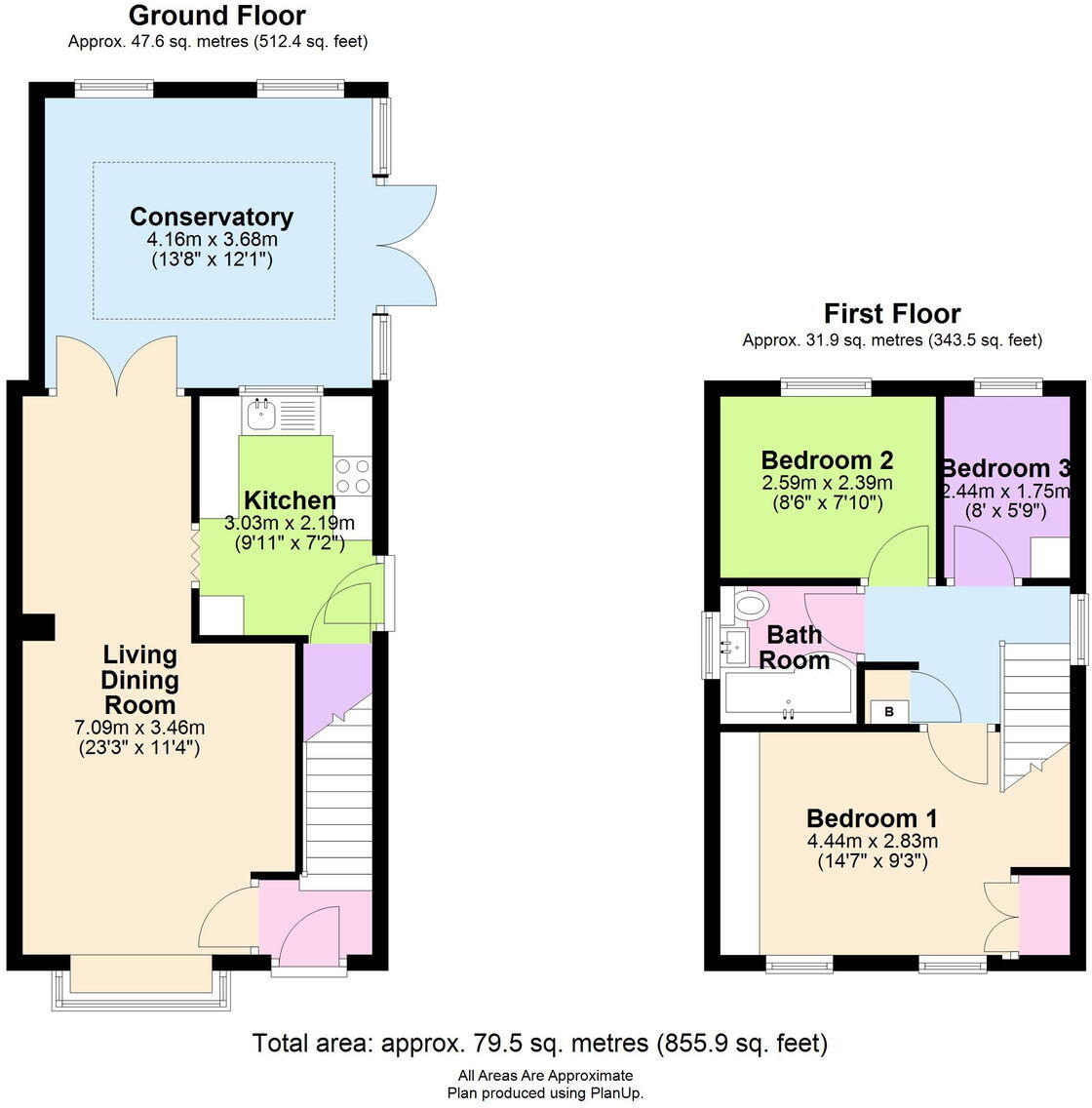 7, Lesscroft Close, Pendeford, Wolverhampton, WV9 5LJ floorplan