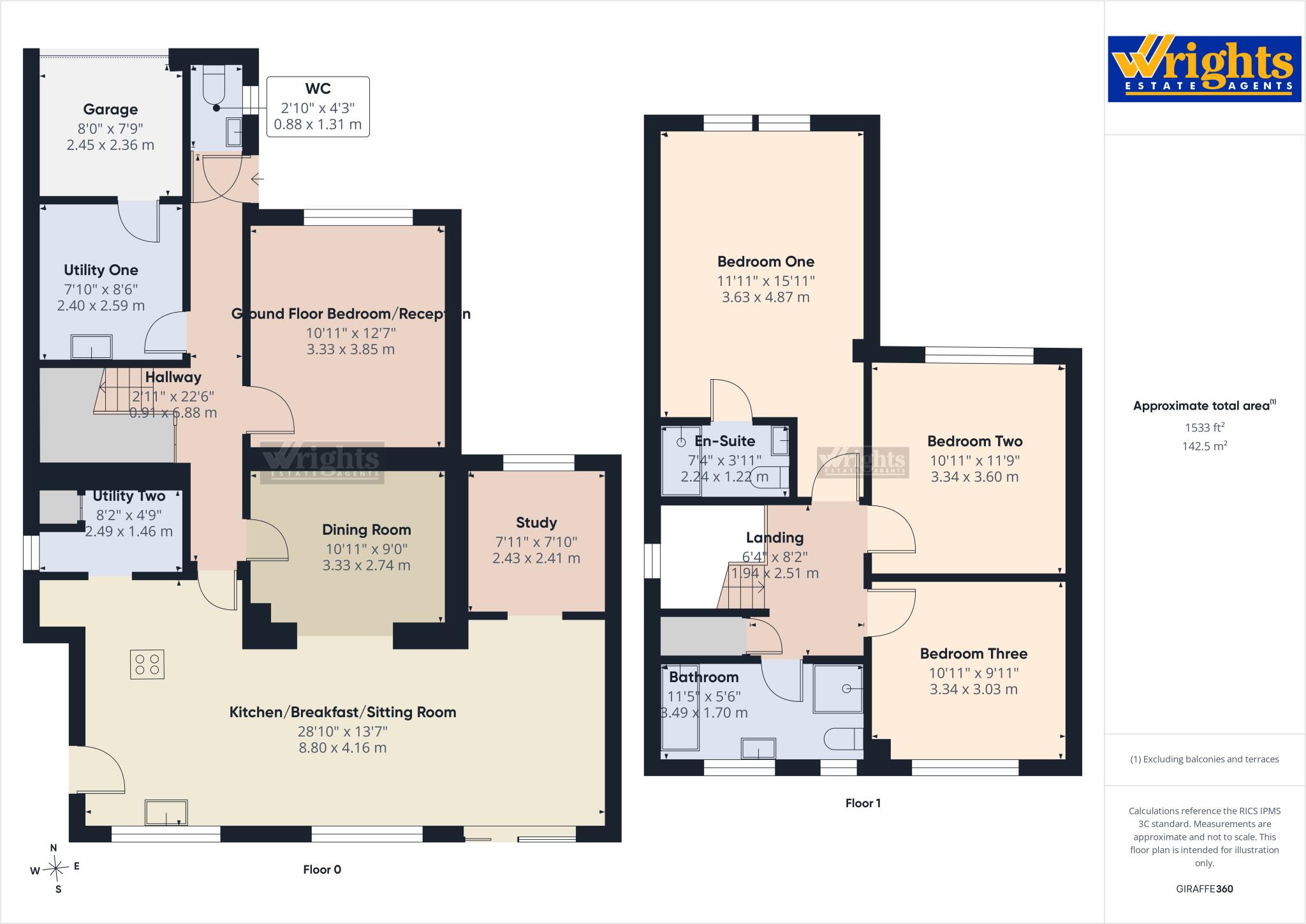West Way, Broadstone, Dorset, BH18 floorplan