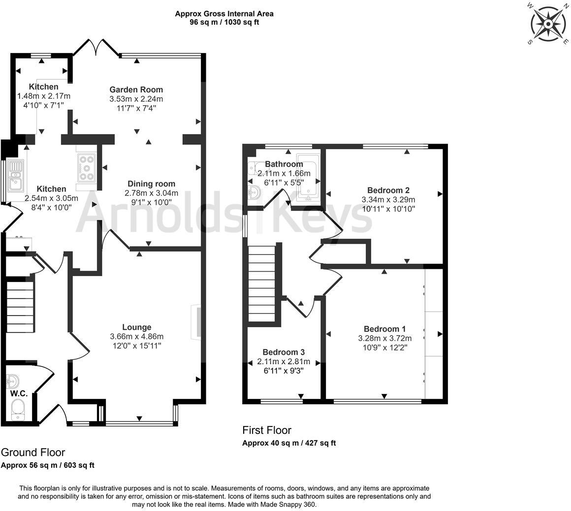 Cliff Road, Sheringham floorplan