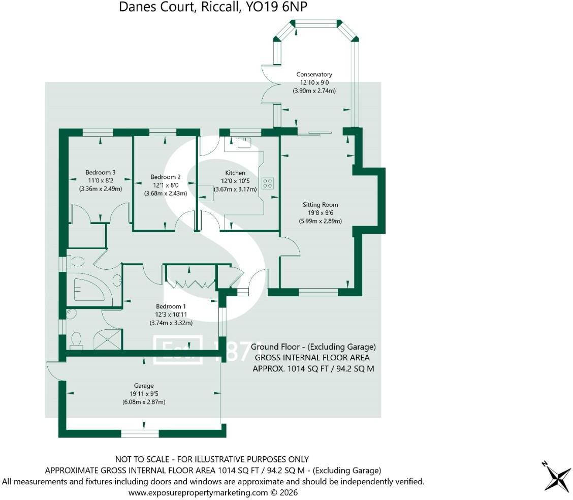 Danes Court, Riccall, York floorplan