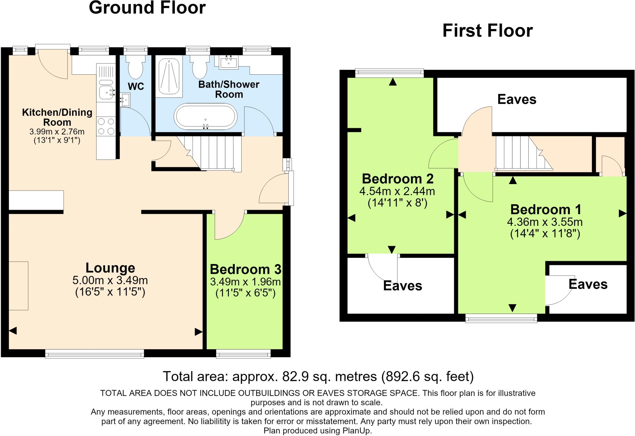 Downsway, Southwick floorplan
