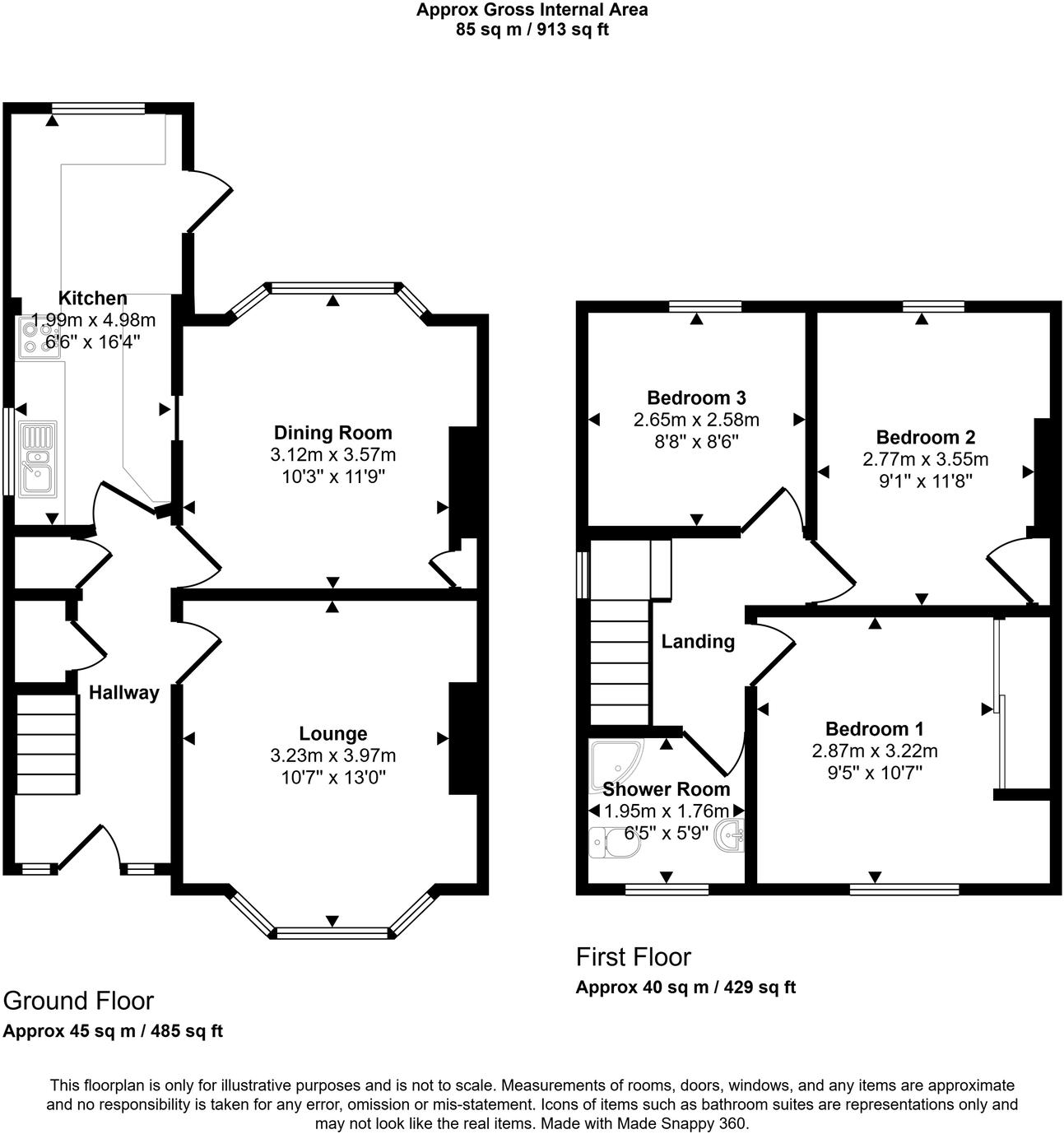 Clwyd Avenue, Abergele, Conwy, LL22 7NF floorplan