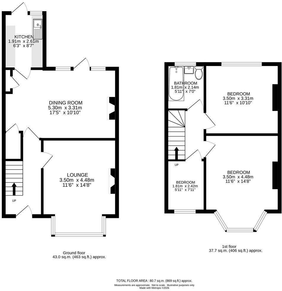 Bond Road, Mitcham floorplan