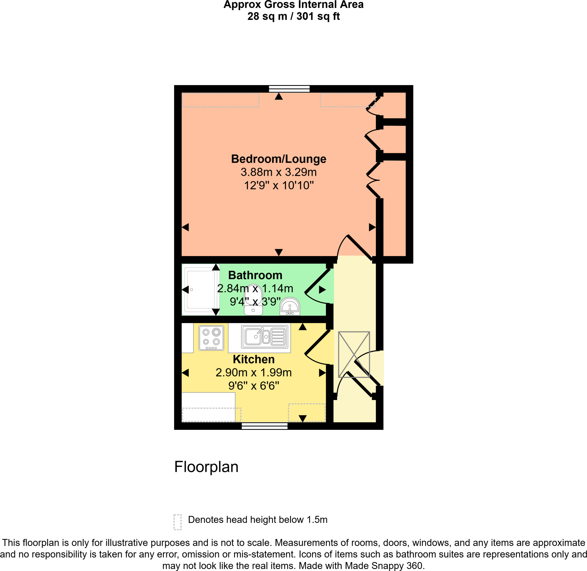 Muirtown Street, Inverness, Highland, IV3 floorplan