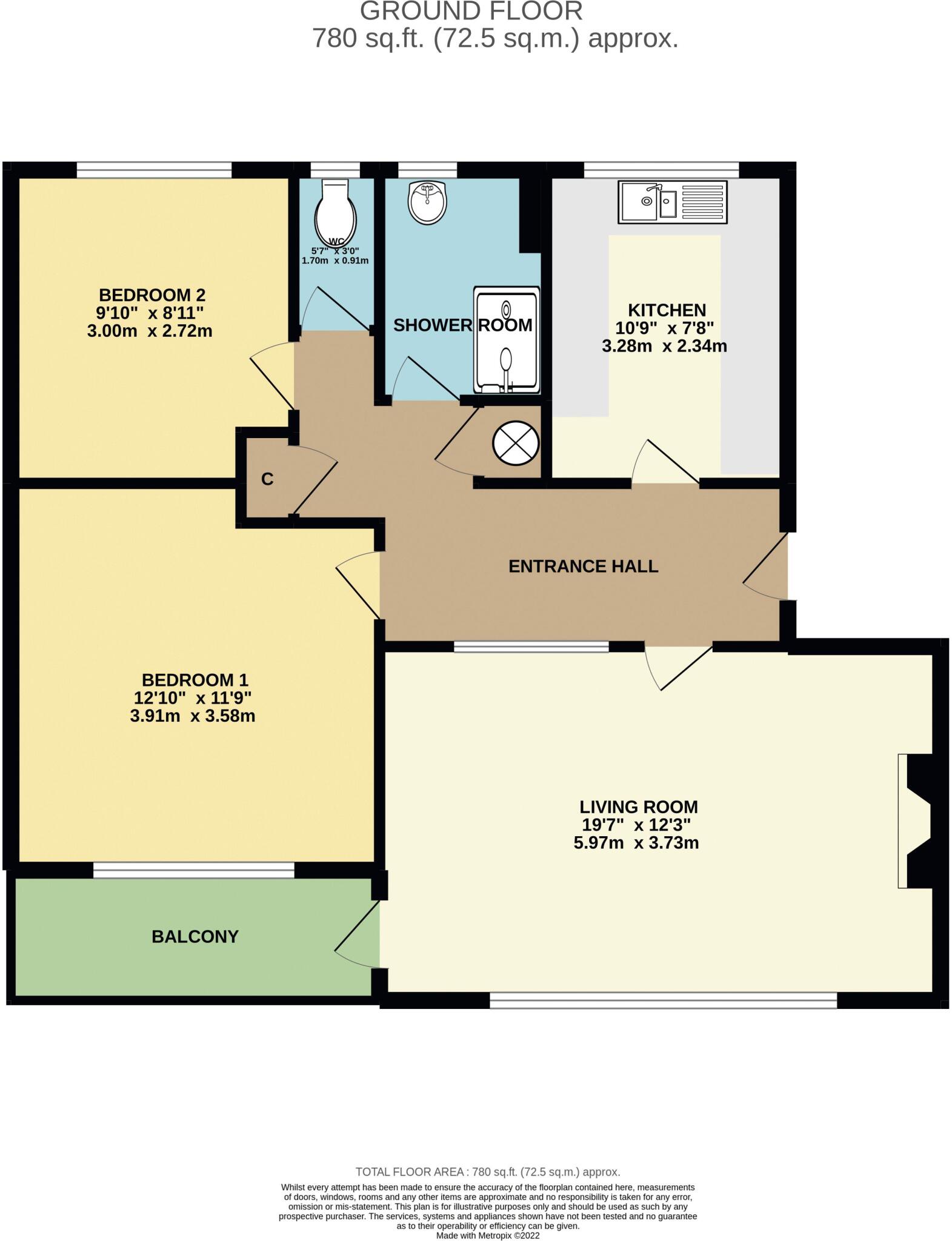 Old Torwood Road, Torquay, TQ1 floorplan