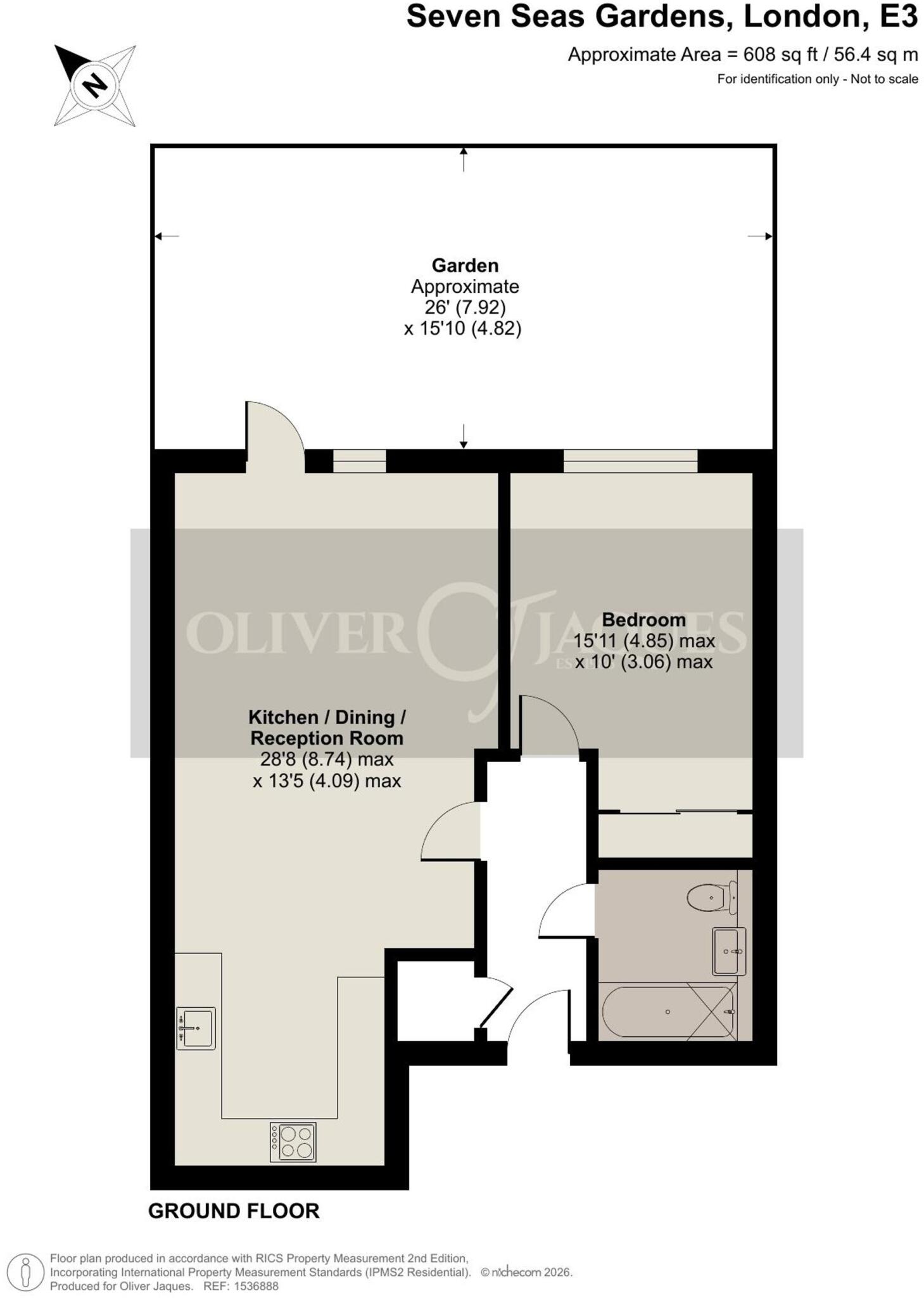 Seven Sea Gardens, Ceram Court, E3 floorplan