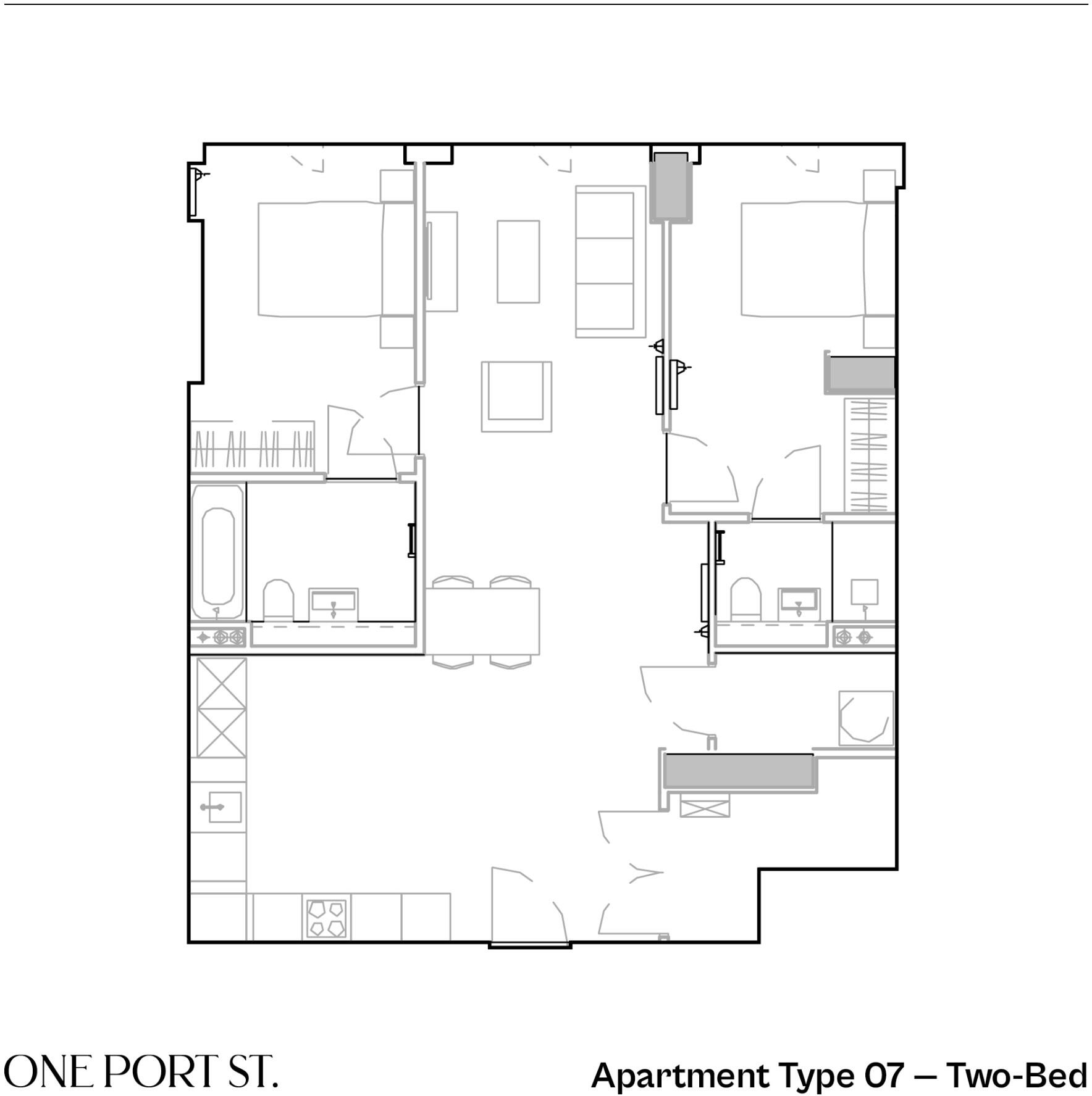 One Port St, Port Street, Manchester, Greater Manchester, M1 floorplan