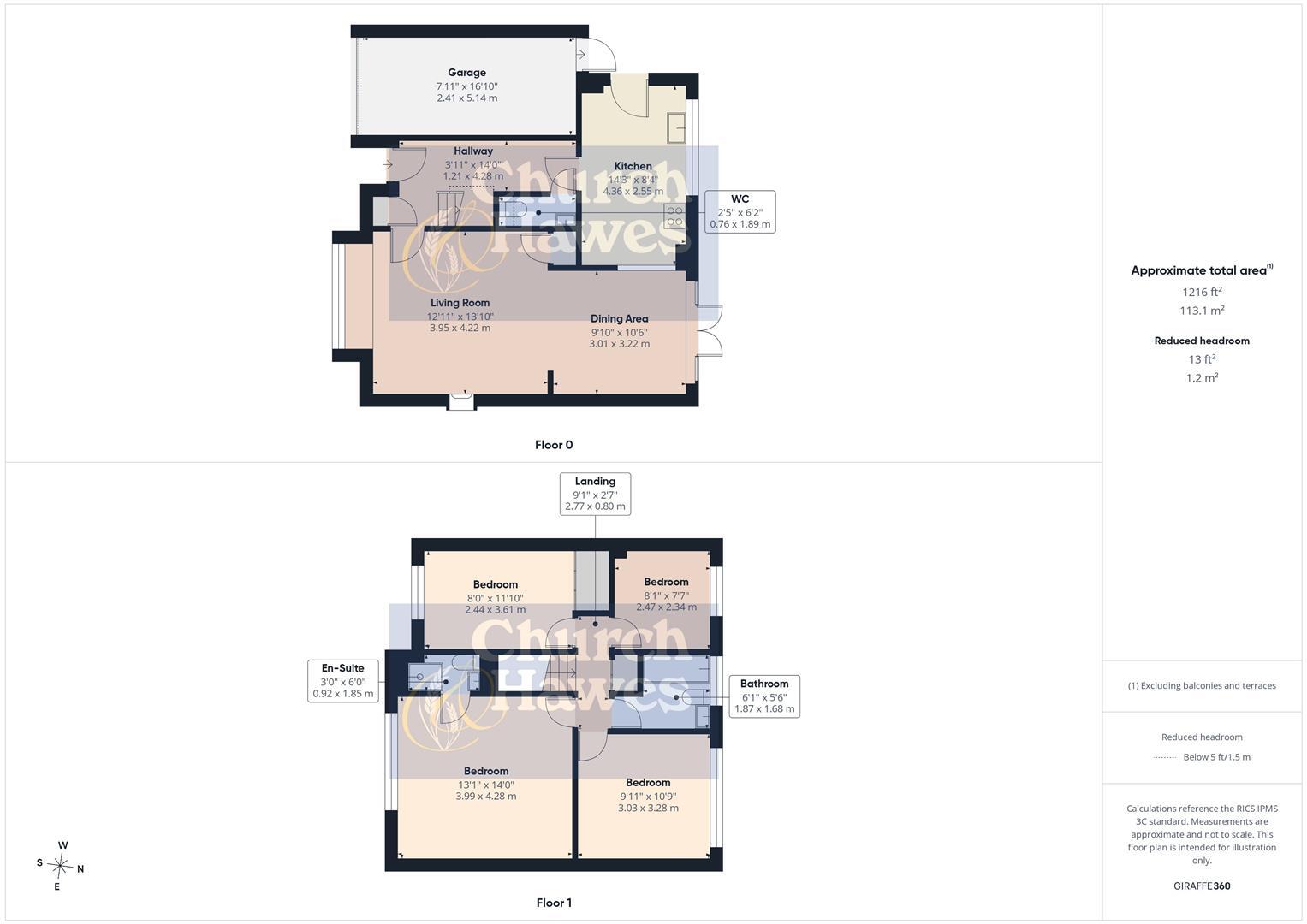 Jarvis Field, Little Baddow floorplan
