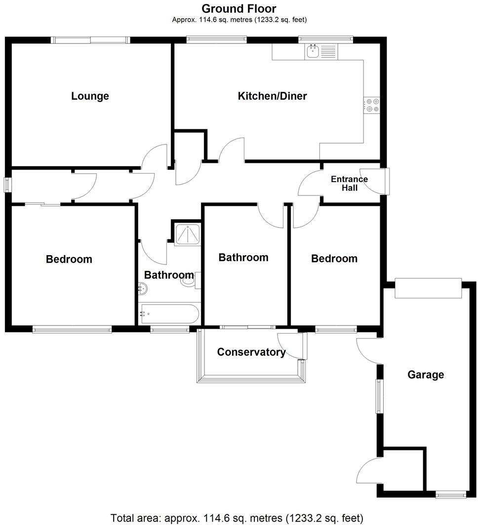 New Road, Glyn Ceiriog floorplan