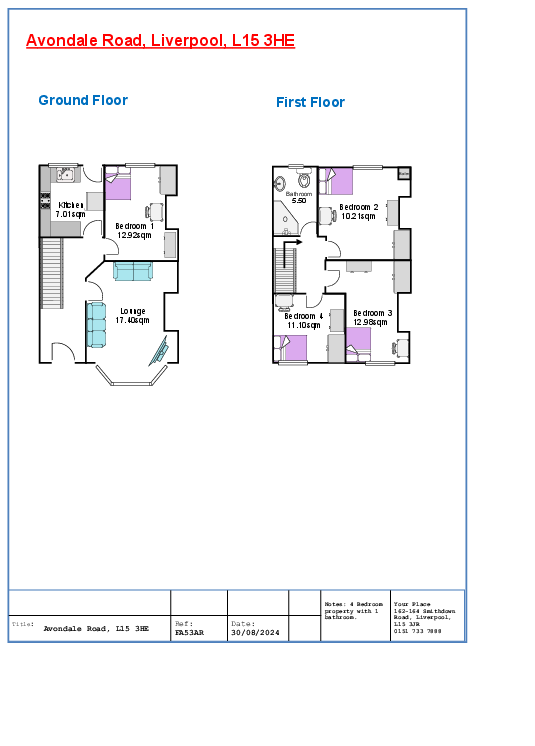 Avondale Road, Liverpool floorplan
