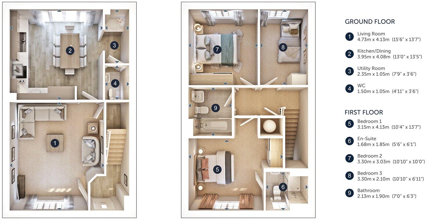 30 Martley Fields, Martley, Worcestershire, WR6 floorplan