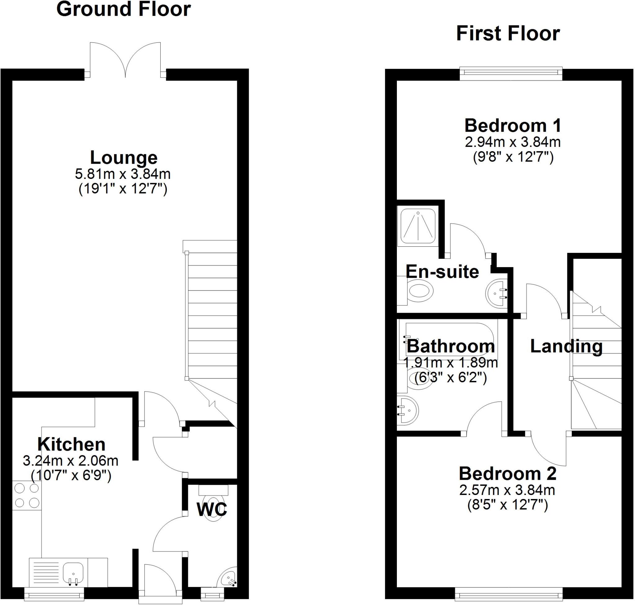 Knevett Close, Mile End, Colchester, Essex, CO4 floorplan