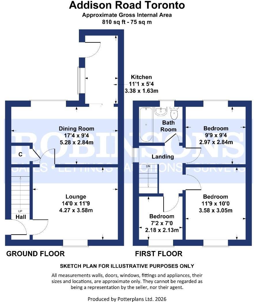 Addison Road, Toronto, Bishop Auckland floorplan