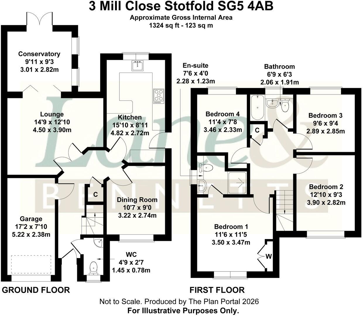 Mill Close, Stotfold, Hitchin, SG5 floorplan