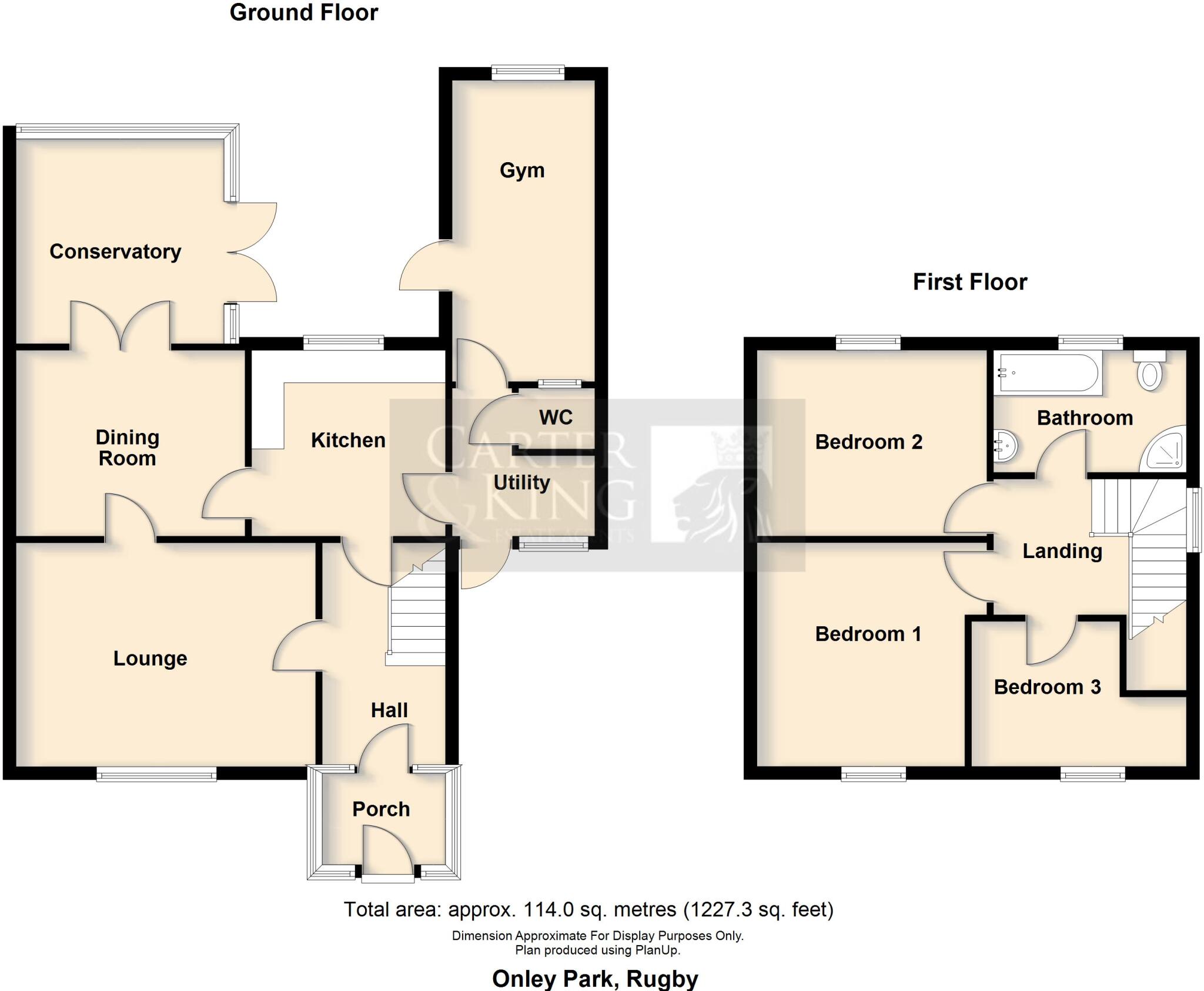Onley Park, Willoughby floorplan