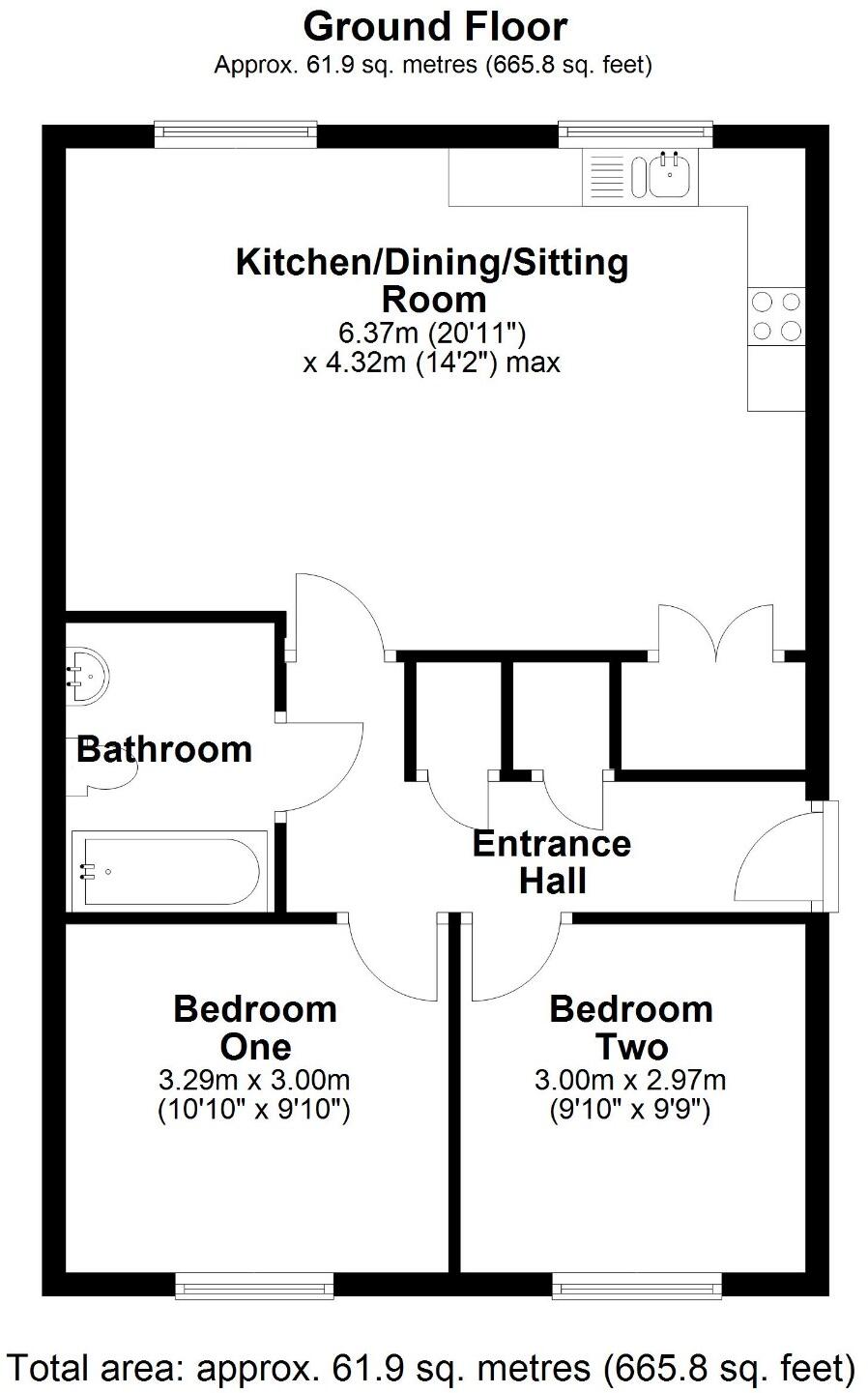 Collingwood Crescent, Swindon, Wiltshire, SN2 floorplan