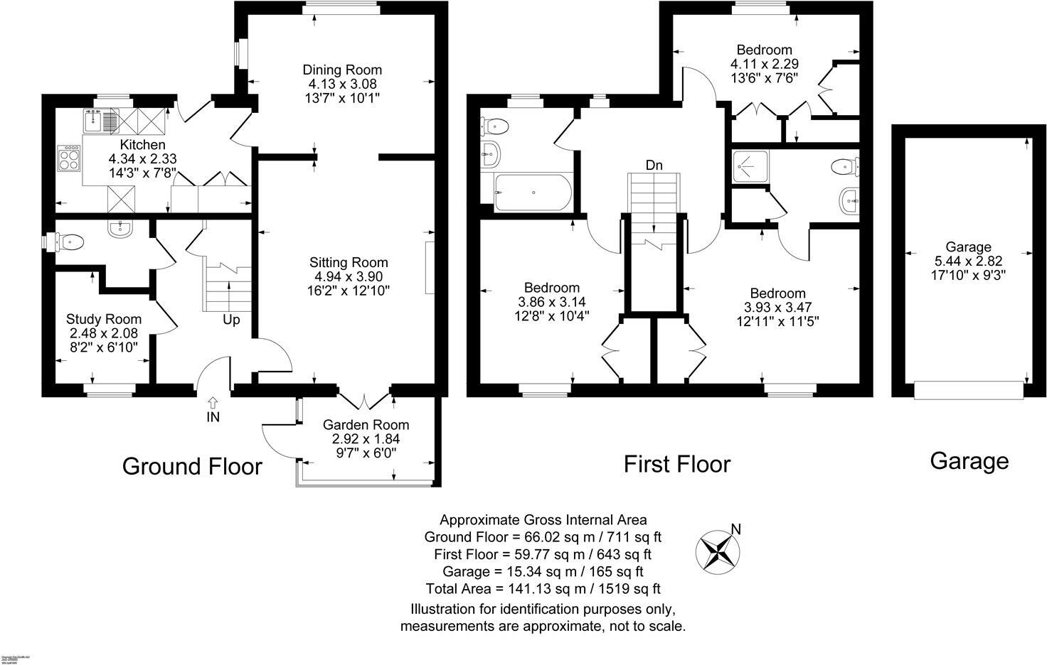 The Playing Close, Charlbury floorplan