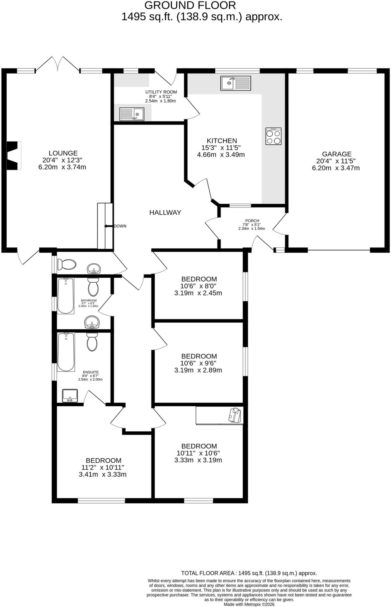 Leonardston Road, Llanstadwell, SA73 floorplan