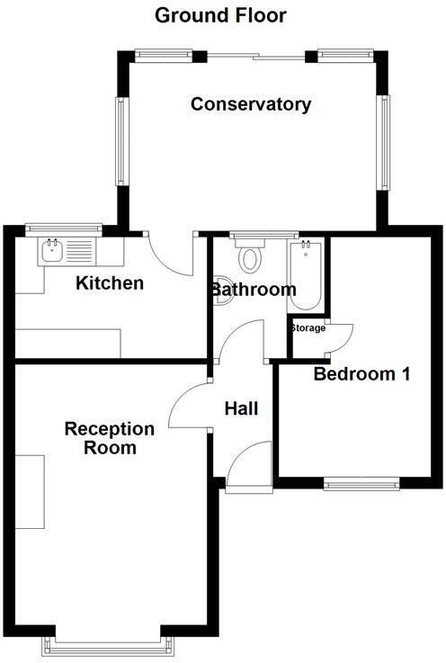 Peebles Grove, Burnley floorplan