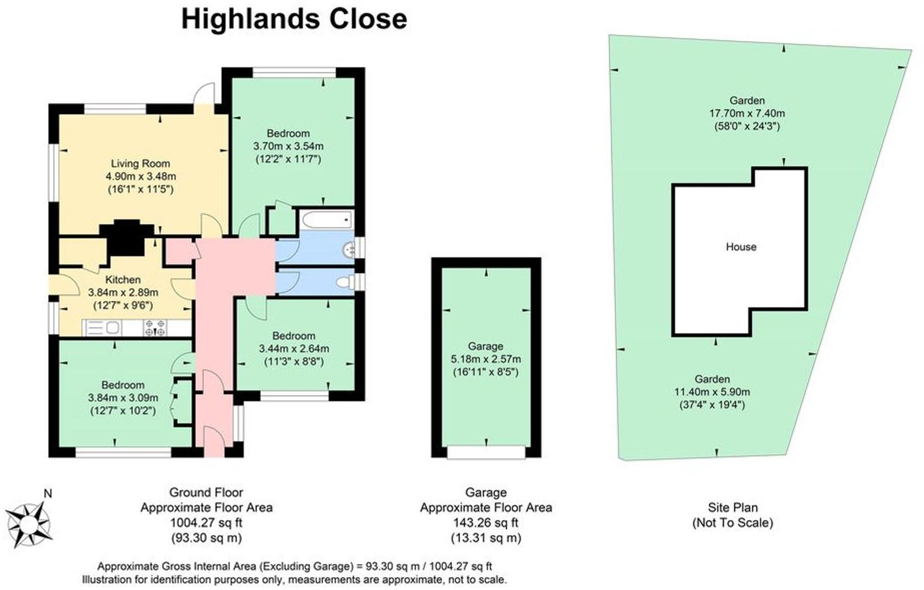 Highlands Close, Hassocks, BN6 floorplan