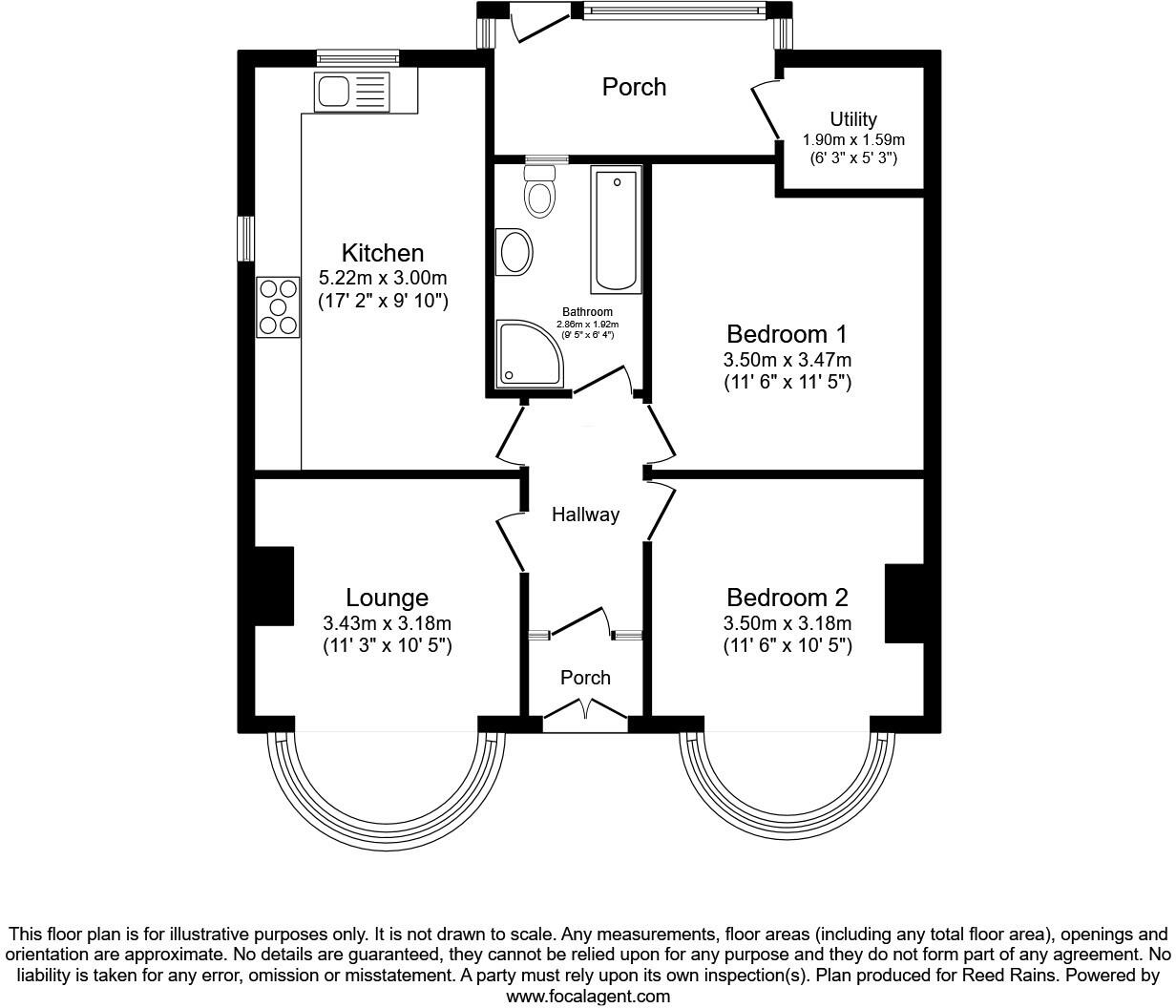 Dale Road, Rawmarsh, Rotherham, South Yorkshire, S62 floorplan