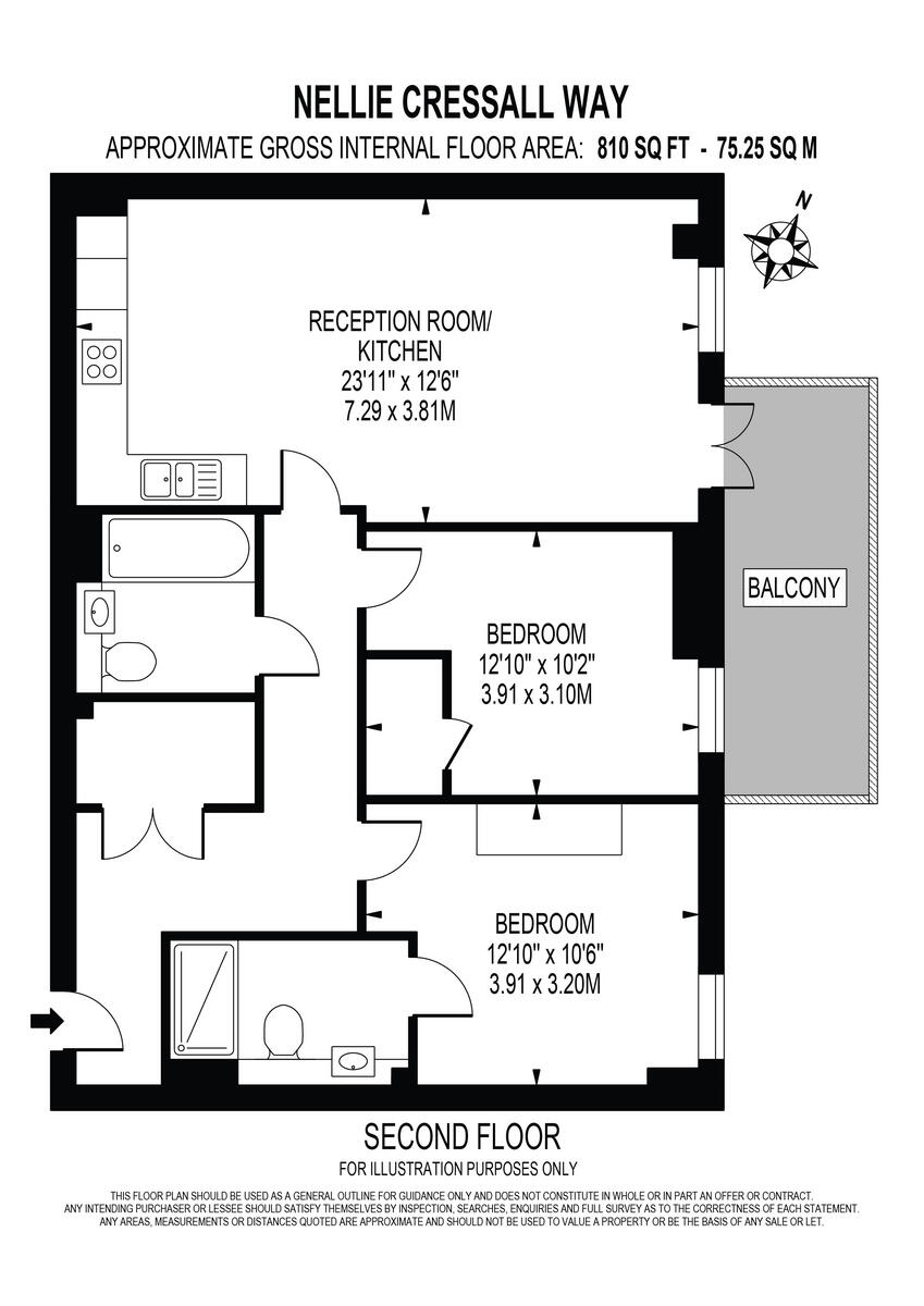 Nellie Cressall Way, London floorplan
