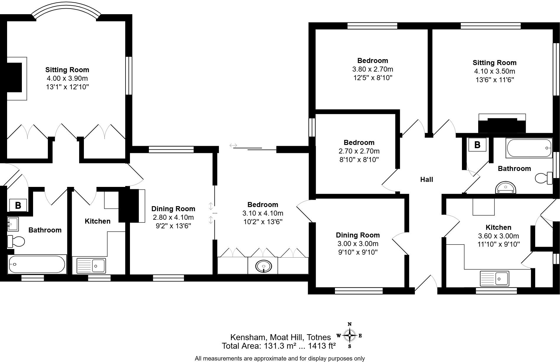 Moat Hill, Totnes floorplan