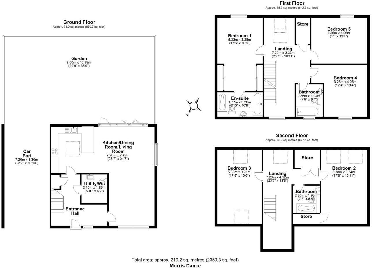 Morris Dance Place, Thaxted, Dunmow floorplan