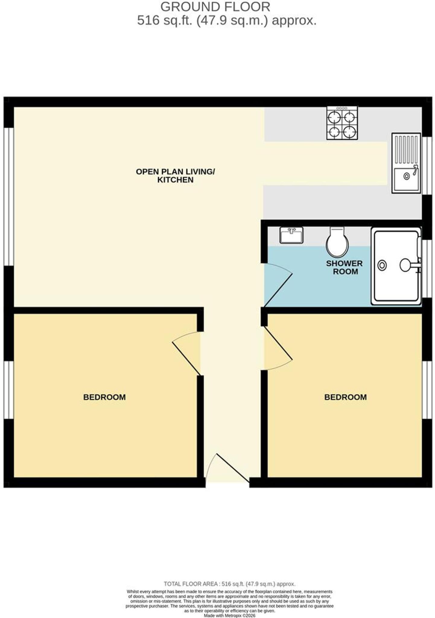 Watergate Road, Coastline Court Watergate Road, TR7 floorplan