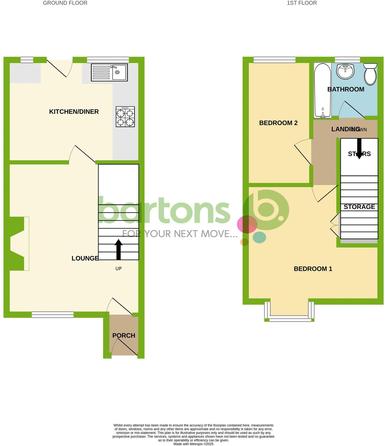 Frederick Street, Catcliffe, S60 floorplan