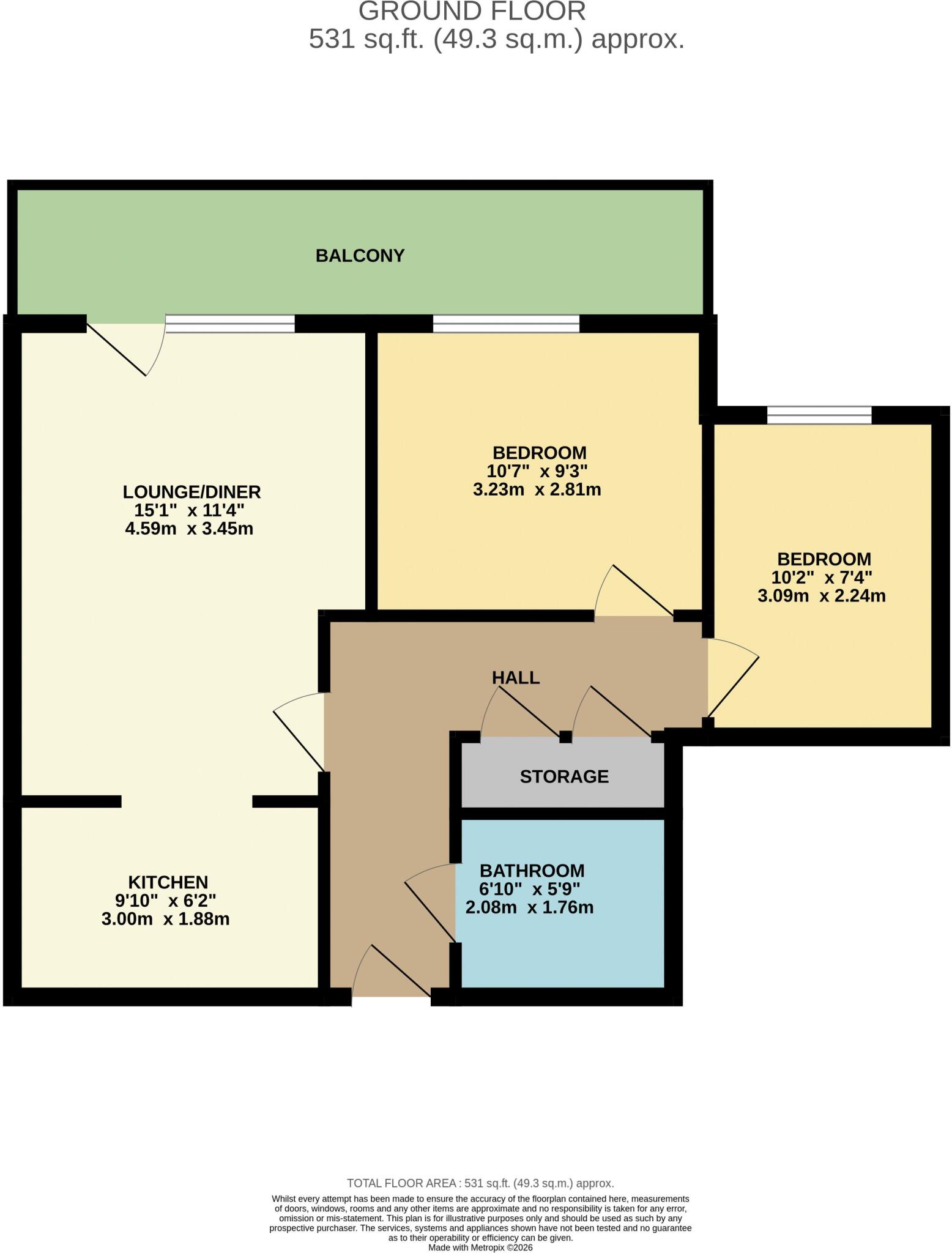 Clarence Lodge, Taverners Way, Hoddesdon floorplan