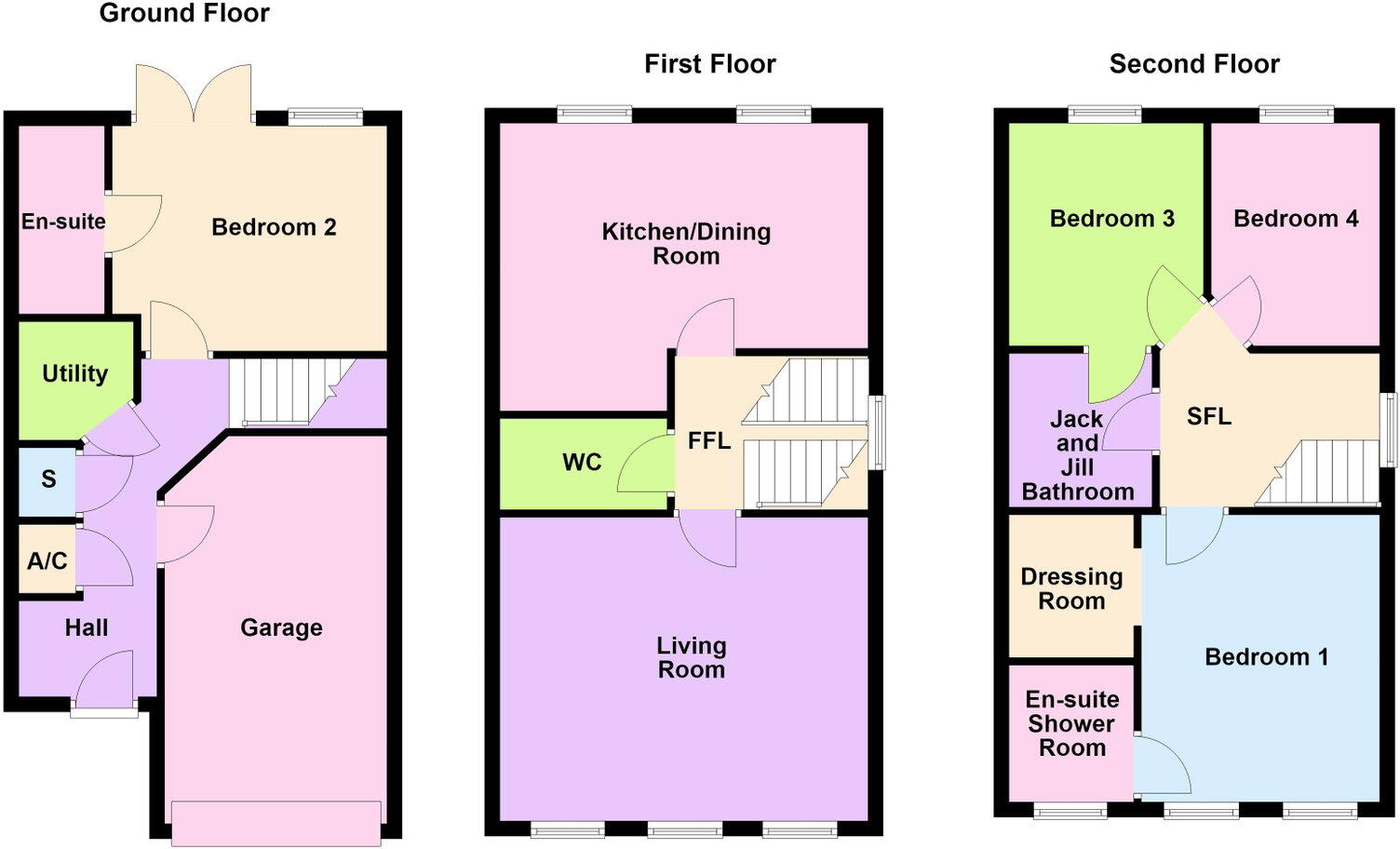 Penrhyn Close, Corby, Northamptonshire, NN18 8PR floorplan