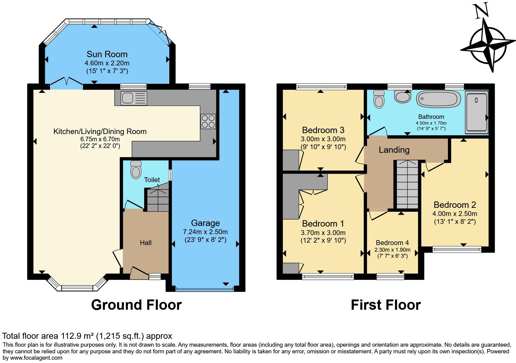 18, Pinewood Close, Wigan, WN2 floorplan