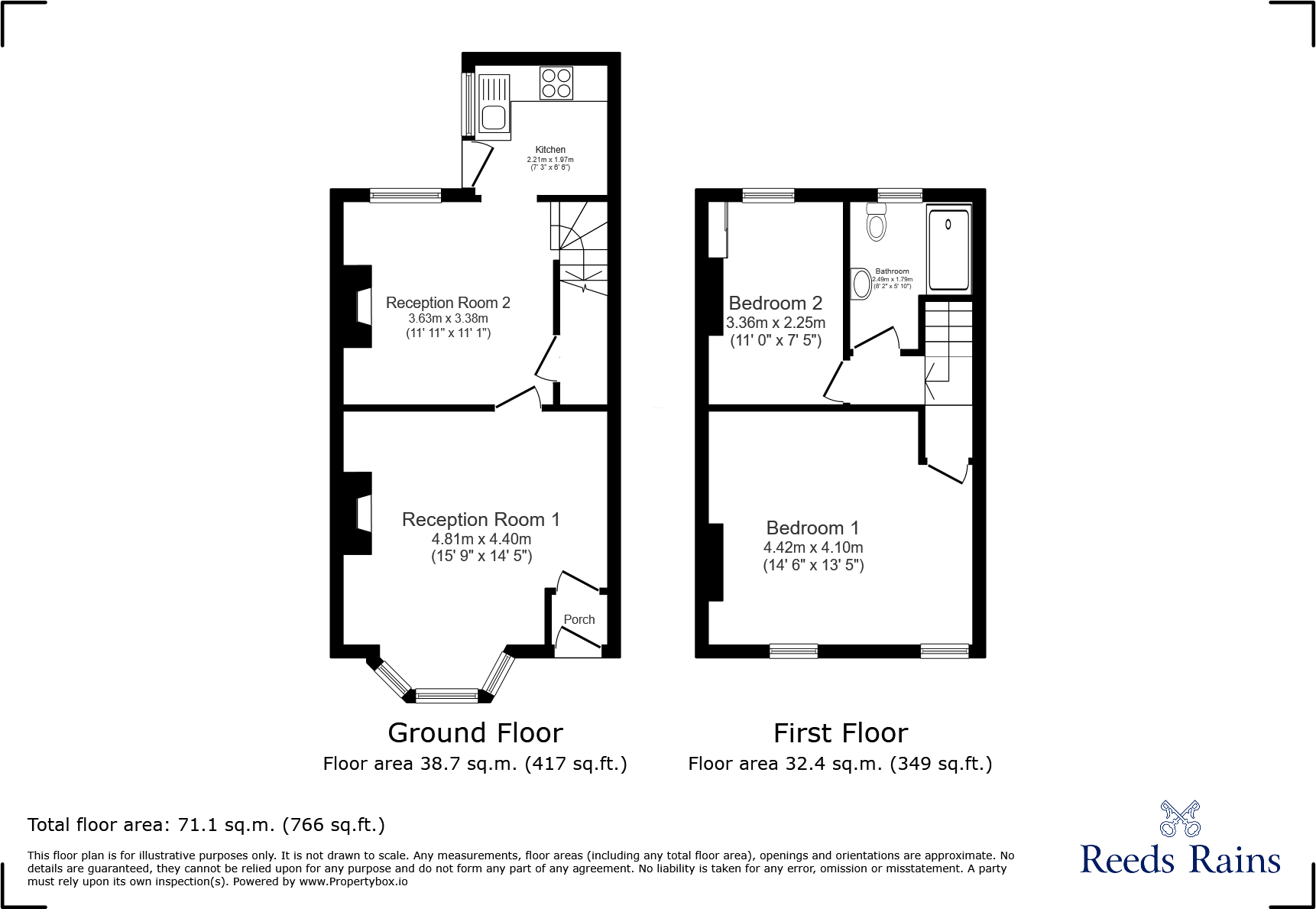 Westminster Road, Chorley, Lancashire, PR7 floorplan