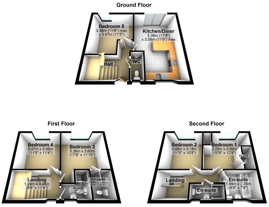 Room 4, Brynmore, PE3 8JF floorplan
