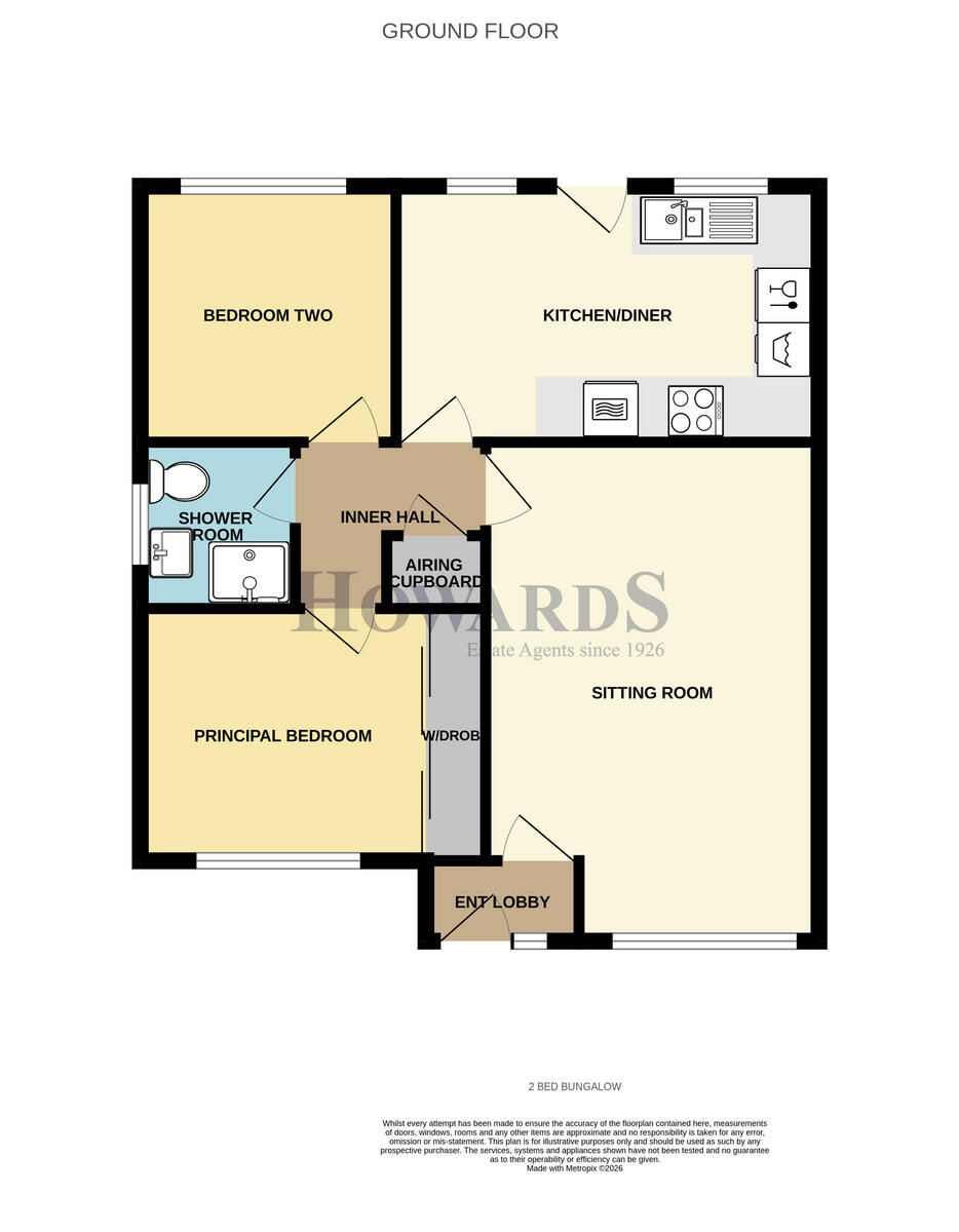 St Michaels Road, Long Stratton floorplan
