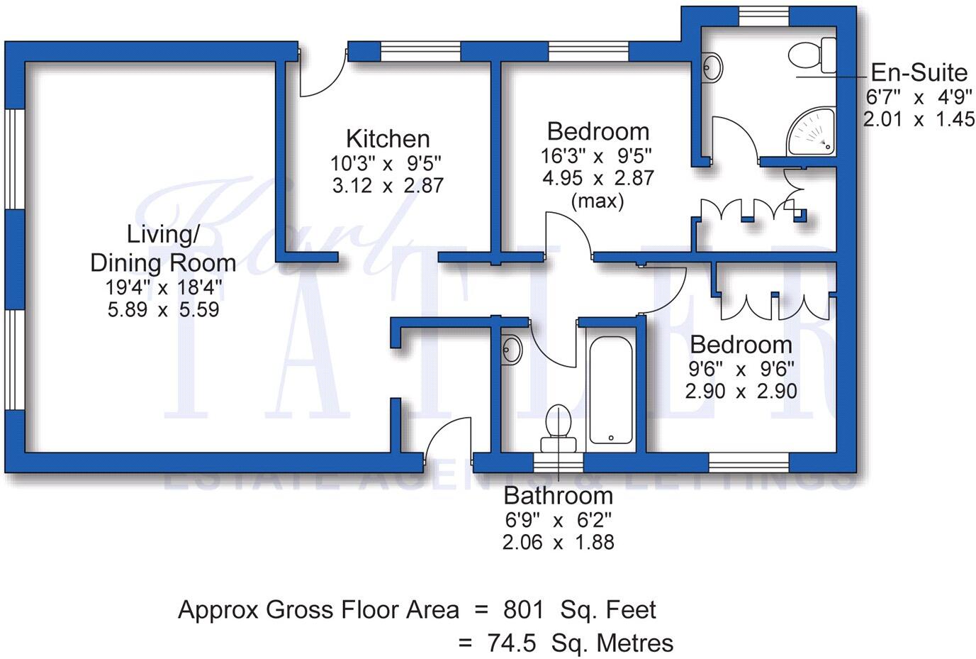 Links View, Meols, Wirral floorplan
