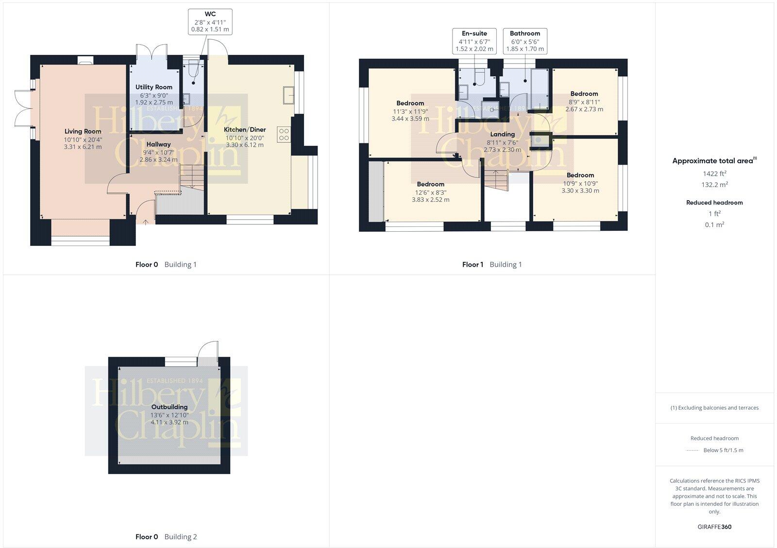 The Dell, Great Warley, Brentwood, Essex, CM13 floorplan