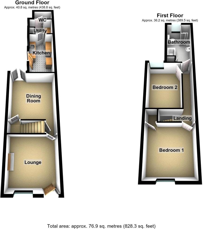 Heygate Street, Market Harborough floorplan